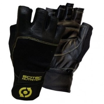 Перчатки Scitec Nutrition Yellow Leather Style | Отзывы покупателей-0