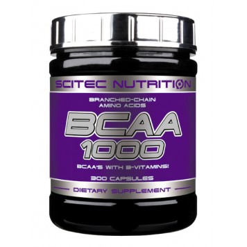 БЦАА Scitec Nutrition BCAA 1000 (300 капс)-0