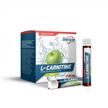 Geneticlab L-Carnitine Liquid 2700 mg - жидкий л-карнитин в ампулах-2