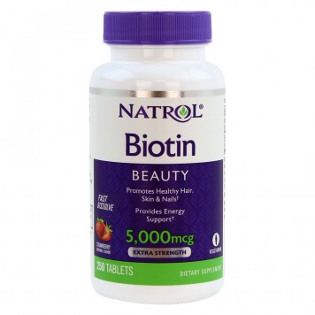 Биотин - Natrol (250 таб)-0