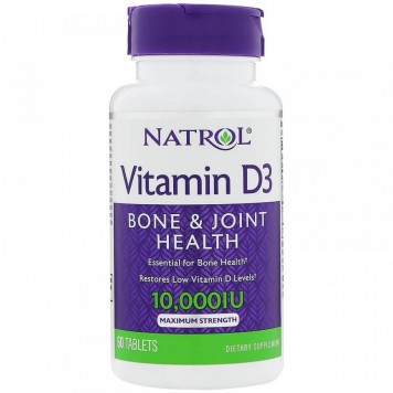 Natrol Vitamin D3 10,000 МЕ (60 таб)-0