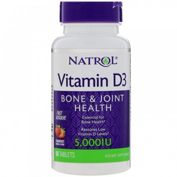 Natrol Vitamin D3 5000 МЕ (90 таб)-0