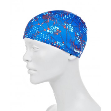 Шапочка для плавания детская Speedo Polyester Printed Cap Junior-0