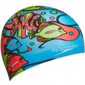 Шапочка для плавания детская Speedo Junior Slogan Cap