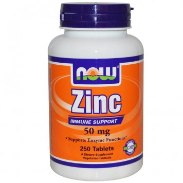 NOW Foods Zinc - высококачественный цинк в таблетках-0